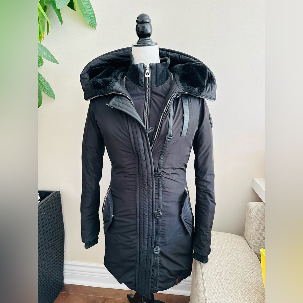 HP🖤RUDSAK | Winter Thick Coat with Leather Trims